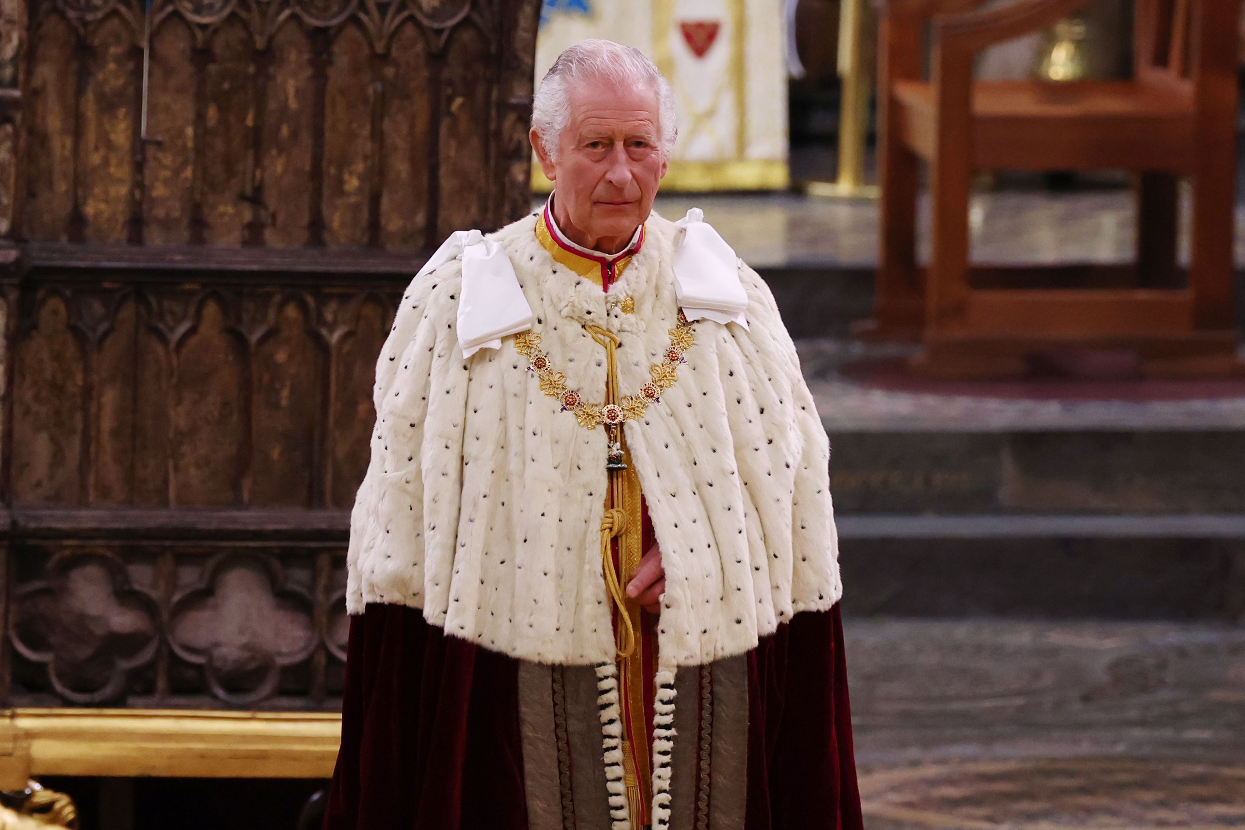 king charles iii attends his coronation at westminster news photo